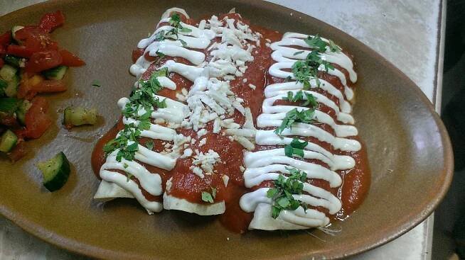 Enchiladas Rojas