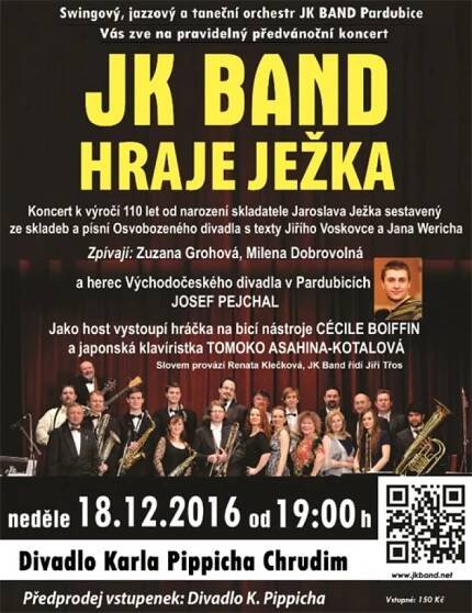 18.12.2016 - JK BAND hraje Ježka -  Chrudim