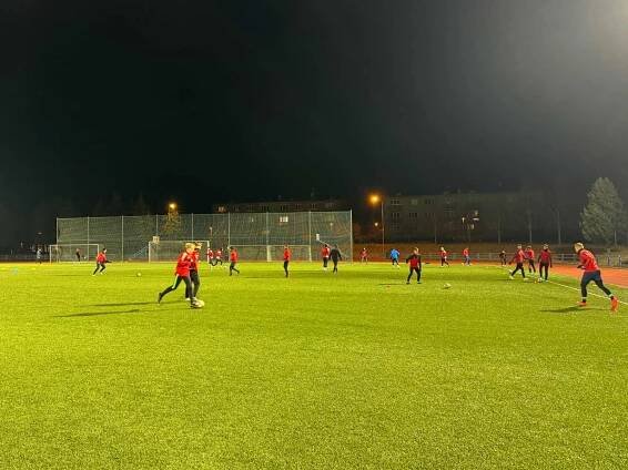 Osvětlení stadionu Lapač v Uherském Brodě - Abatec