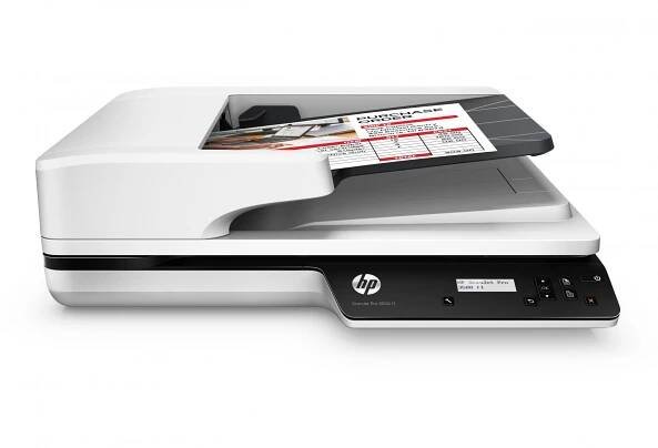 HP Scanjet Pro 3500 f1 Plochý skener + automatické podávání 1200 x 1200 DPI A4 Šedá