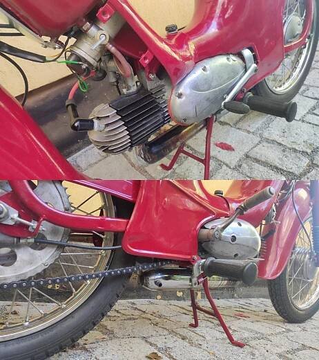 Jawa 50 typ 555 Pionýr "Jednosic" r.v. 1962 , 22km po GO motoru | Aukro
