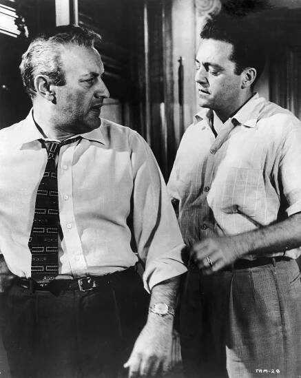 Dvanáct rozhněvaných mužů - Z filmu - Lee J. Cobb, Edward Binns