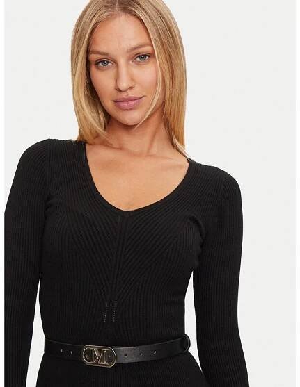 Marciano Guess Koktejlové šaty 4BGK00 5613Z Černá Regular Fit