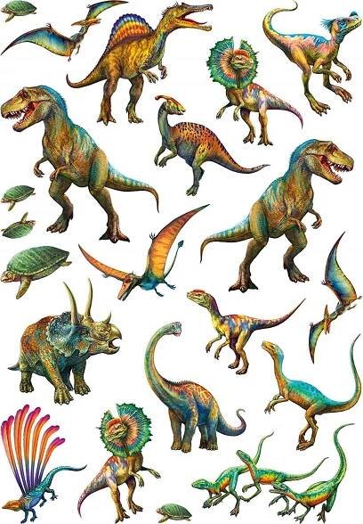 SCHMIDT Puzzle Dinosauři 150 dílků + dárek (tetovačky)