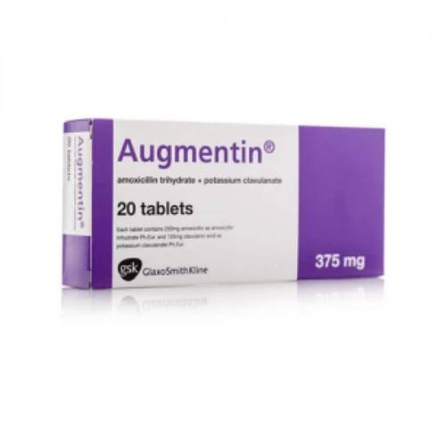 AUGMENTIN 375 MG 10 tablets