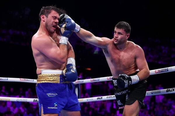 Fisher started so well, utilising his jab to perfection