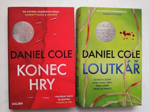 Daniel Cole - Konec hry + Loutkář - nové  - Knihy a časopisy