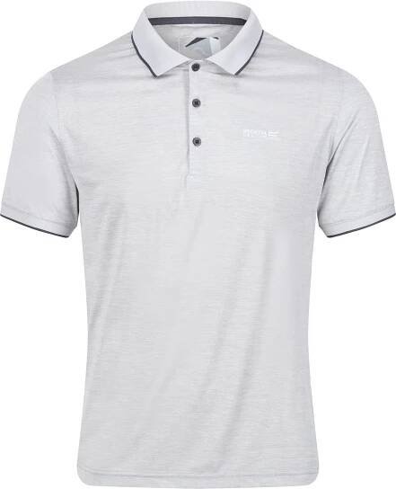 Pánská polokošile Regatta Remex II s krátkým rukávem RG4217 (XL) (stříbrně šedá)