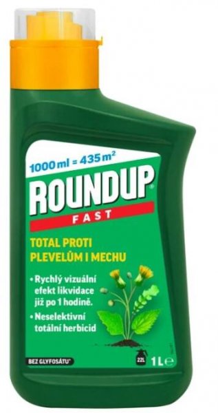 Roundup Fast bez glyfosátu - 1 l koncentrát EVERGREEN - Market-online.cz
