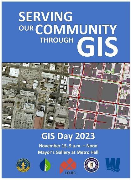 LOGIC GIS Day 2023 flyer.