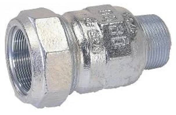 Gebo Special A litinová svěrná spojka s vnějším závitem 3/8" x 17,2 mm