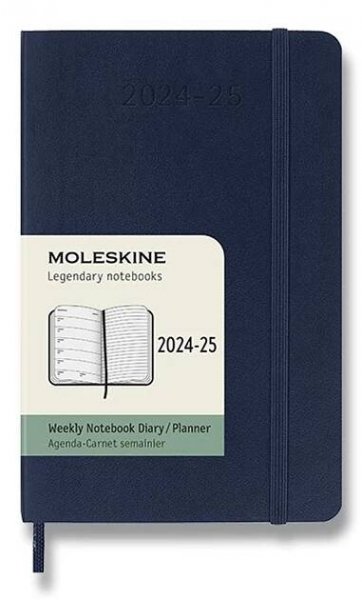Diář Moleskine 2024- 25- měkké desky - S - výběr barev 1206/57040