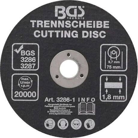 Bgs Technic Rozbrušovací kotouč 75 mm BGS103286 3286-1
