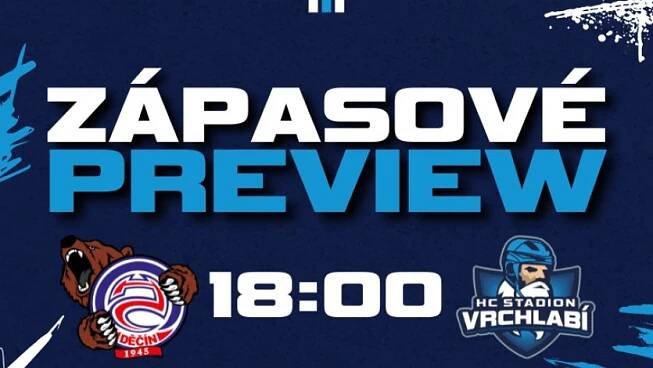 HC Stadion Vrchlabí – První přátelské utkání v Děčíně