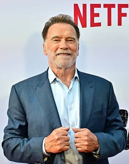 Arnold Schwarzenegger at the "Fubar" Season 2 premiere on June 11