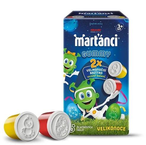 Marťánci Gummy 50 ks + razítka