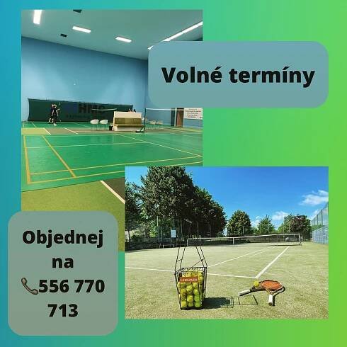 Volné termíny badminton