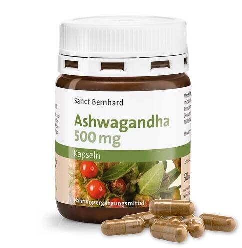 Ashwagandha Indický ženšen 600 mg - 15 mg withanolidů 60 kapslí