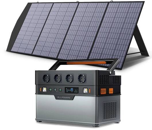 Přenosný solární generátor 1,5kW/ 200W