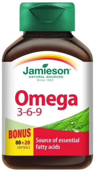JAMIESON Omega 3-6-9 1200mg cps.100