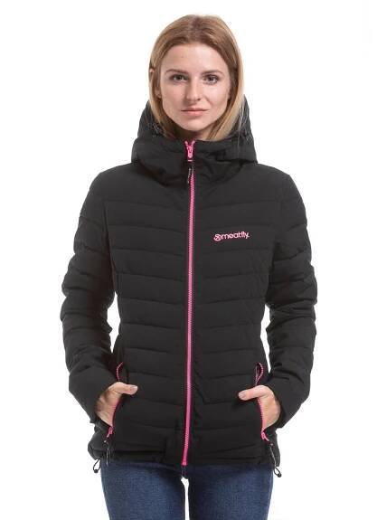 Dámská bunda Meatfly Bella 3 Puff Jacket, A | Antracit | Meatfly