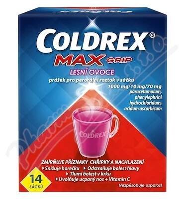 Coldrex MAXGrip Lesní ovoce 1000/10/70mg scc.14 II