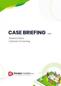 Buy Case Brief Online: Essays-Leader.com Can Help With Case Brief Example