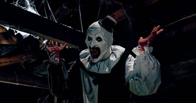 První záběry z vánočního masakru Klauna Arta ve filmu Terrifier 3 • Filmožrouti.cz