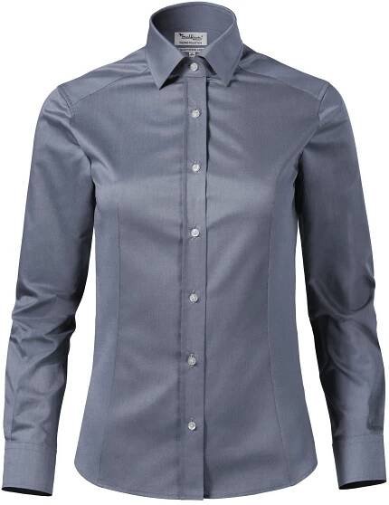 Dámská košile s dlouhým rukávem MALFINI Premium® Journey Storm grey melange
