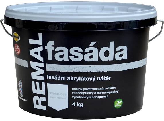 Remal Fasáda bílá 4 kg od 378 Kč
