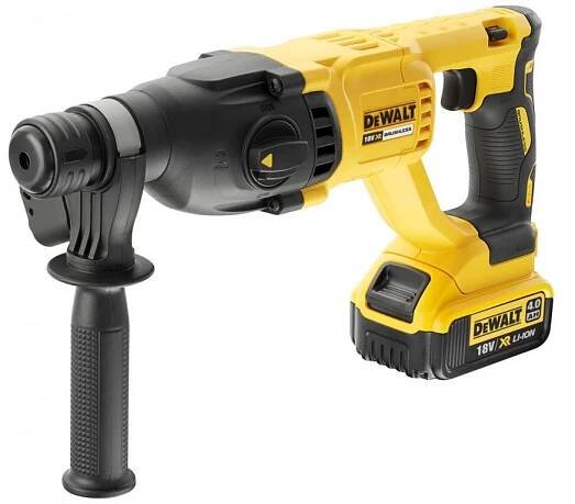 DCH133M1 DEWALT 18 V AKU KOMBINOVANÉ VRTACÍ KLADIVO SDS-PLUS, 1 X 4,0 Ah BATERIE XR Li-Ion, 2,6 J, KUFR T-STAK - Dewalt-morava