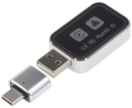 Mini adaptér 808CP13 pro bezdrátový CarPlay/Android Auto