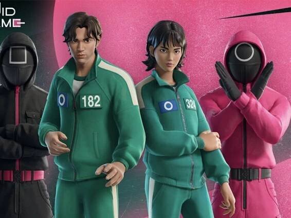 Fortnite Squid Game skins release time, date, bundles and item shop prices