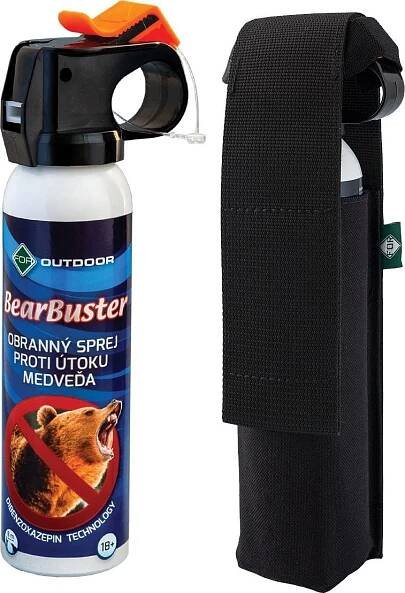 FOR BearBuster sprej na medvědy s pouzdrem