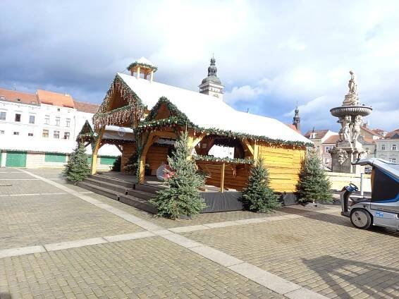 Adventní městečko otevře v Budějovicích v sobotu i s kolotočem