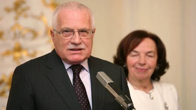 Václav Klaus s manželkou Livií
