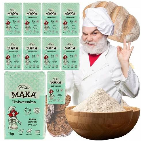 PŠENIČNÁ mouka typ 650 1 kg Univerzální ToTa!