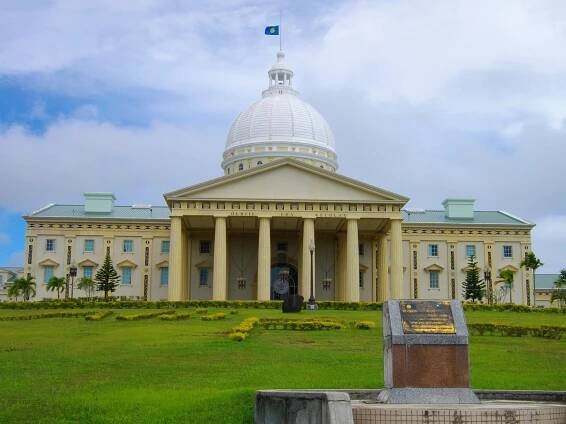 File:Palau Capitol Complex, Olbiil Era Kelulau Building.JPG