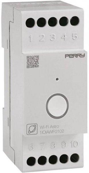 Wallair WIFi Timer časovač na DIN lištu, 1IOIAWF0102, digitální