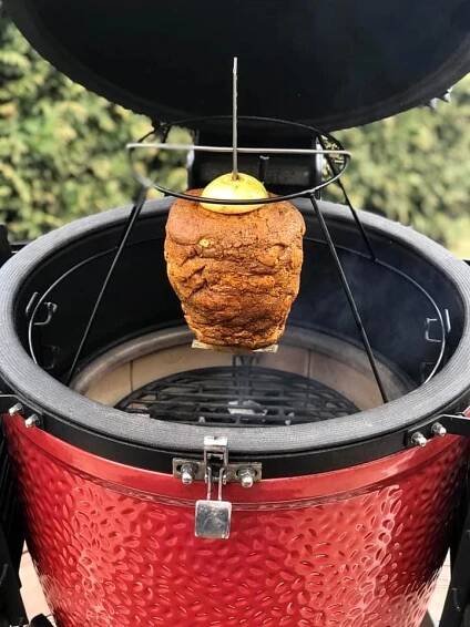Špíz kebab pro zavěšení na závěsný stojan