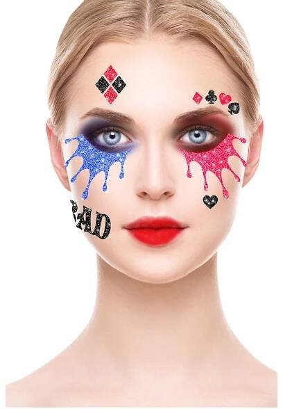 87615 tetovanie na tvar harley quinn