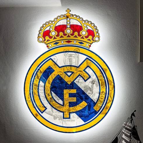 Svítícií obraz Real Madrid CF - Legendy