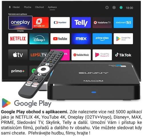 Mascom 4K MCSUNNY-T DVB-T