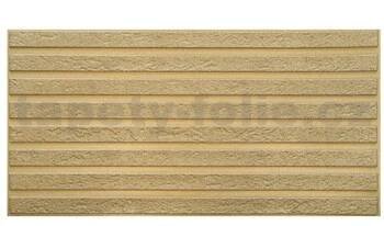 Obkladové panely 3D PVC  lamely žluté rozměr 970 x 500 mm