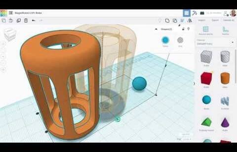Ježek v kleci (Tinkercad tutoriál)