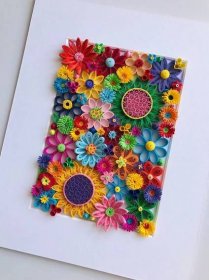 Blooming Wall Art / 3D Wall Art / Paper Quilling Flowers / - Etsy