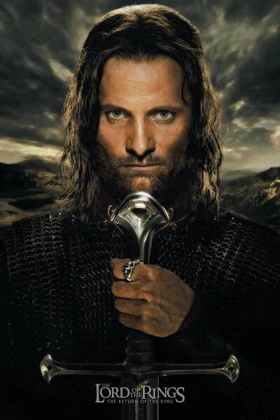 Umělecký tisk Pán prstenů - Aragon