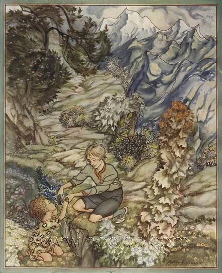 » Arthur Rackham - Illustrations for King of the Golden River 1932 | Golden Age Children's Book Illustrations