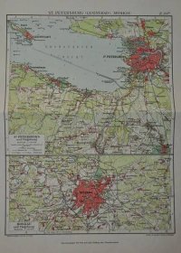VÝCHODNÍ EVROPA - EVROPSKÉ RUSKO - SADA 3 NĚMECKÝCH MAP - 1930 - Mapy a veduty Evropa