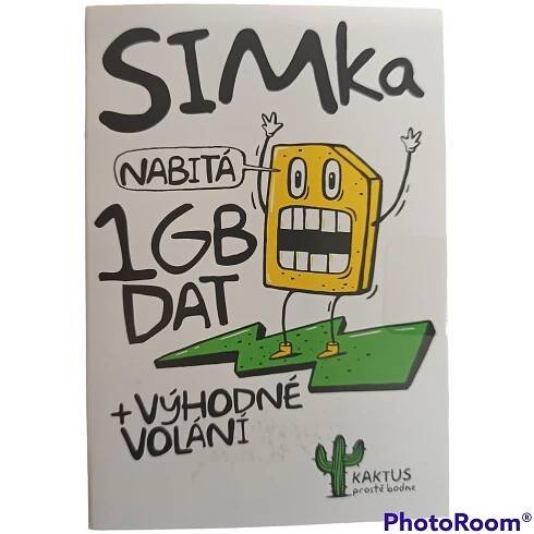 SIM karta - snadno zapamatovatelné číslo 735 300 369 od Kaktusu